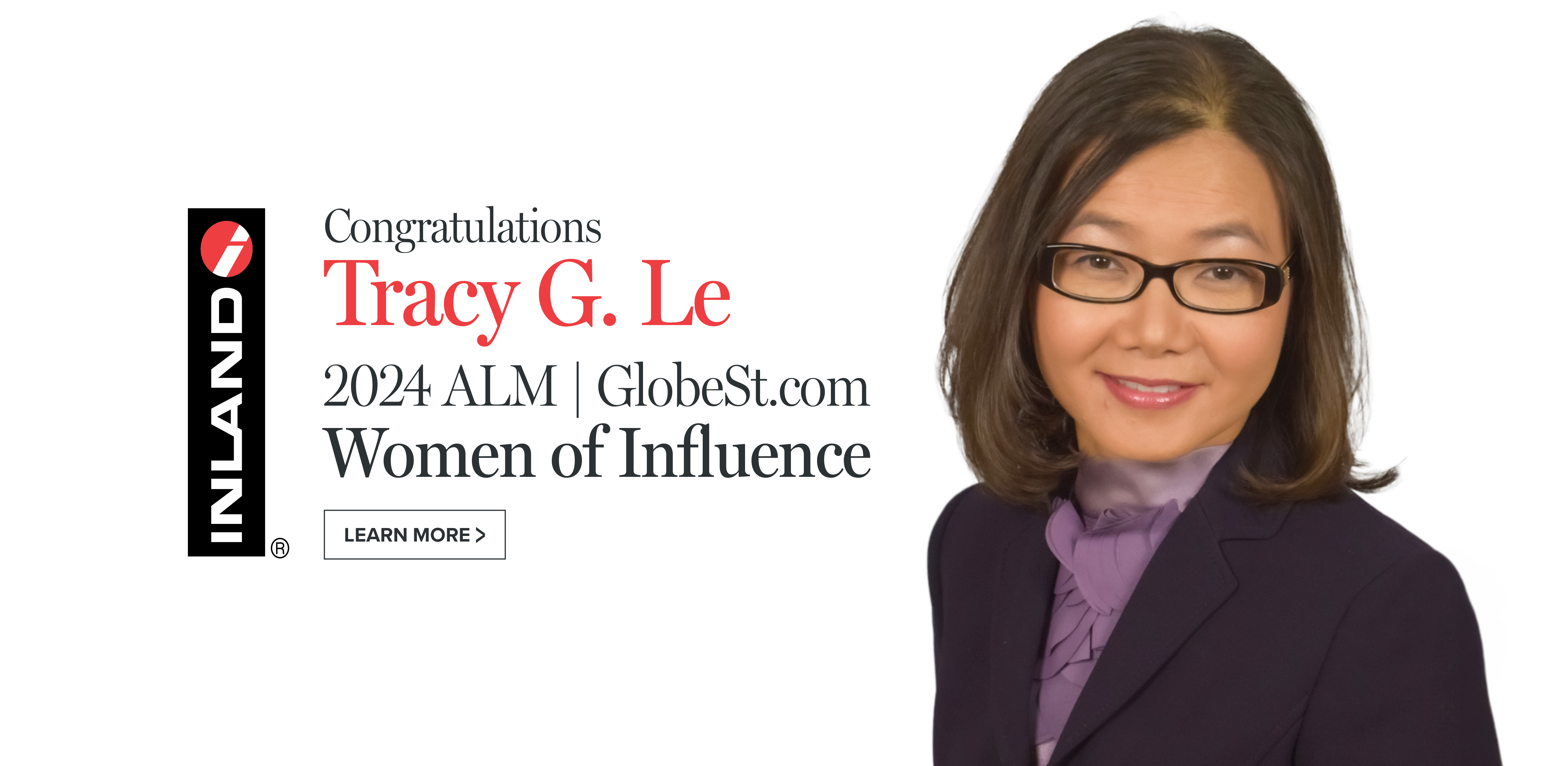 Tracy Le Named Woman of Inlfluence GlobeSt.com