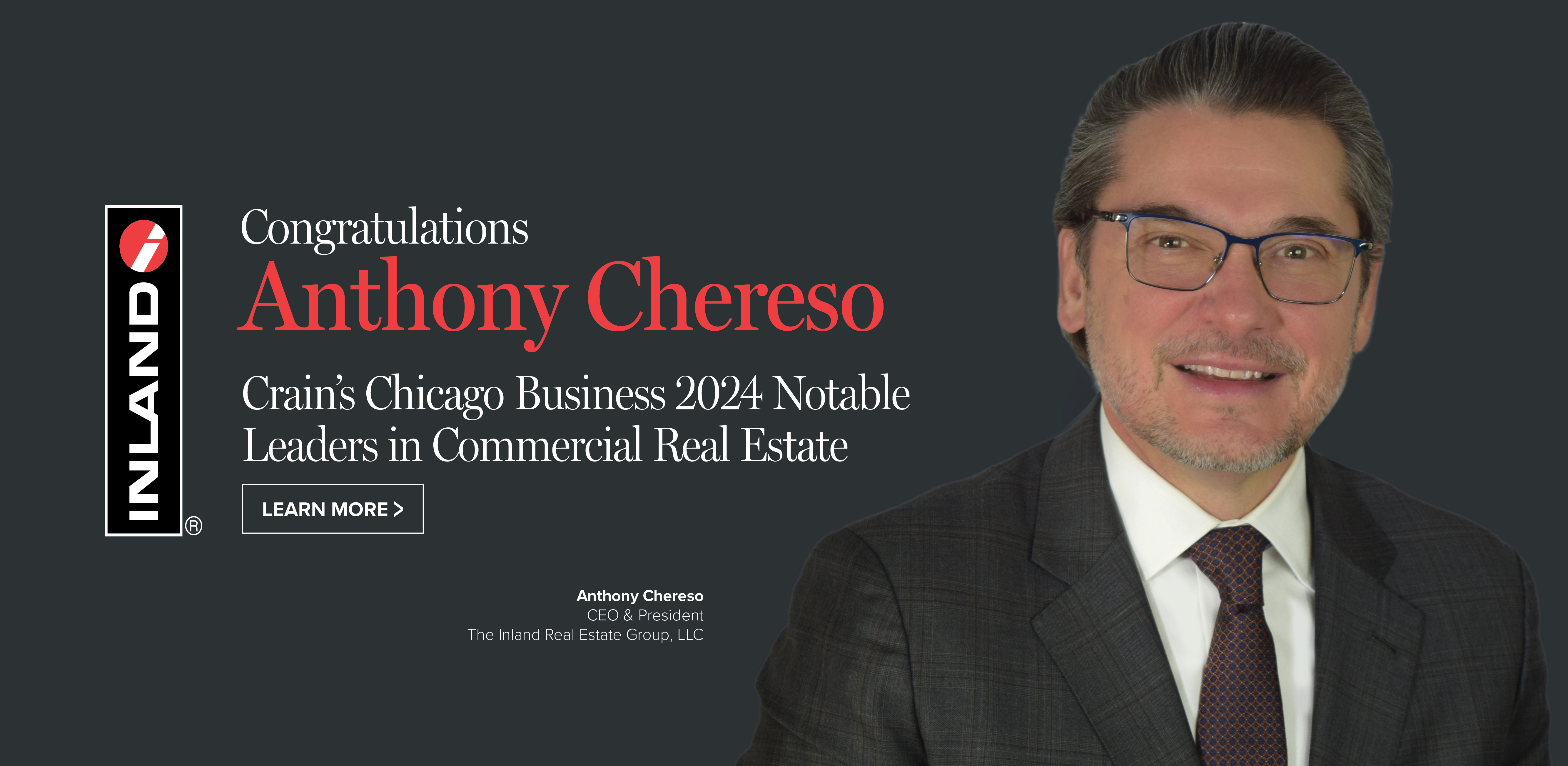 Tony Chereso Crain's Chicago Notable CRE Leaders